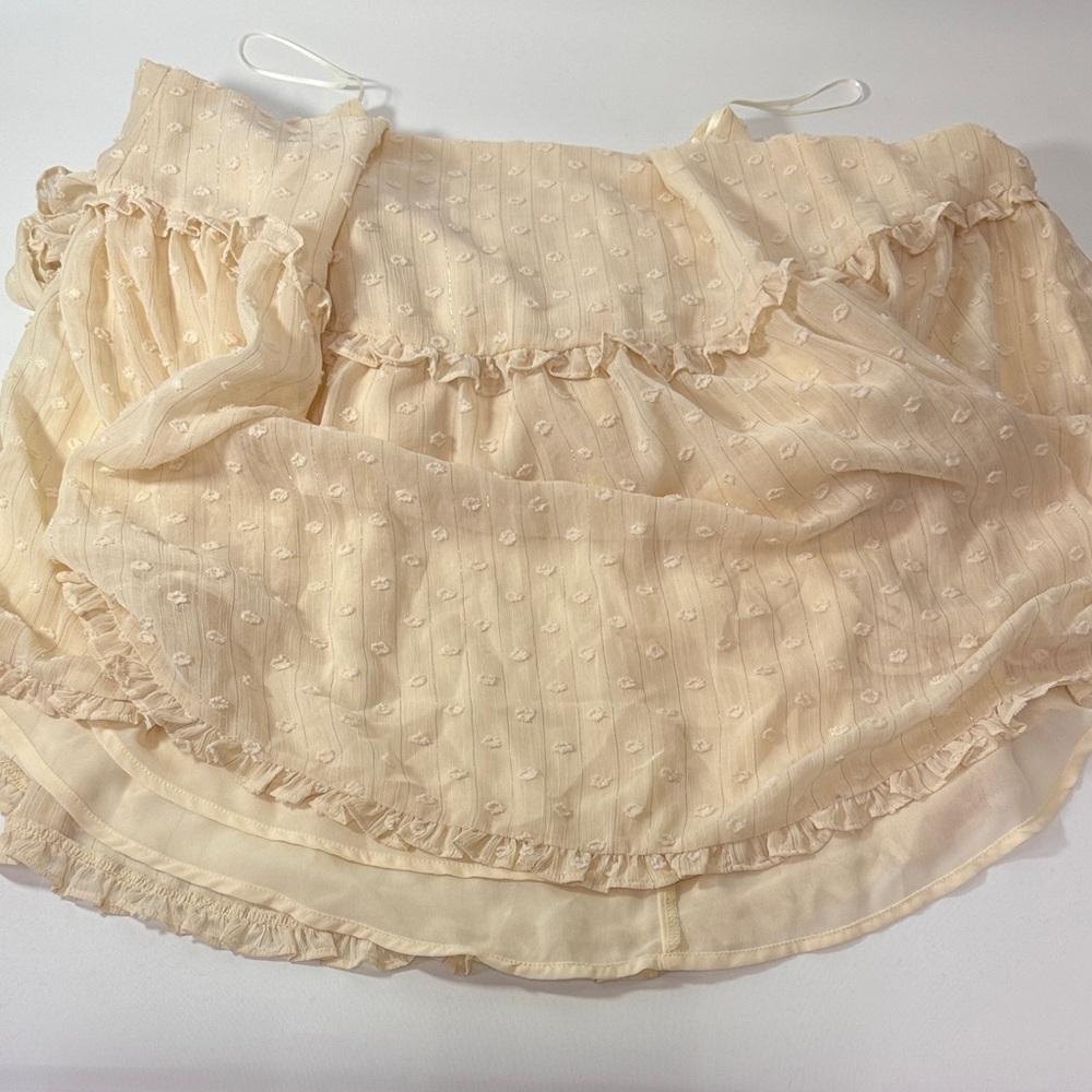 Carly Jean Los Angeles Ivory Long Sleeve Dress - Picture 7 of 7